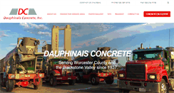 Desktop Screenshot of dauphinaisconcrete.com